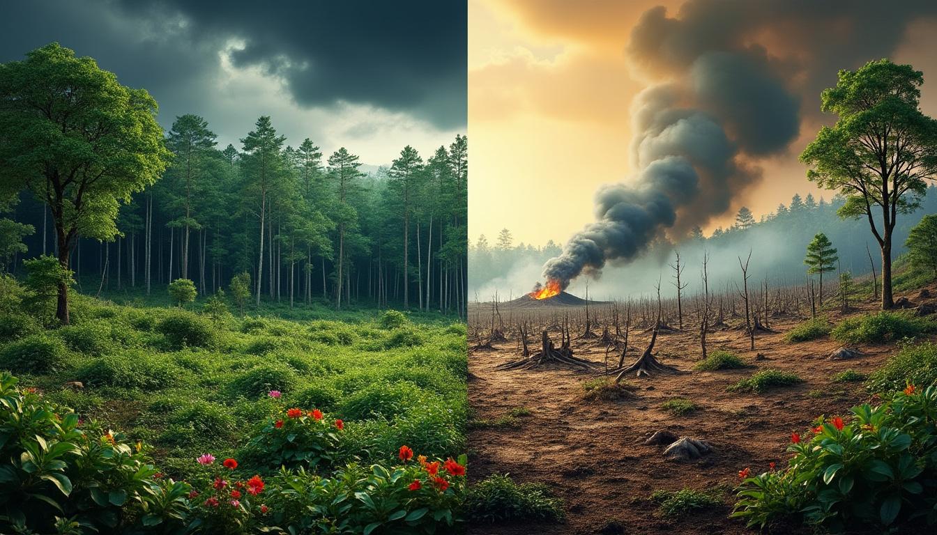 découvrez comment la déforestation influence l’environnement mondial : perte de biodiversité, changement climatique, érosion des sols et impact sur la vie humaine. analyse des causes et solutions pour préserver nos forêts.