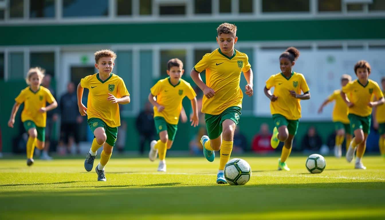découvrez les jeunes talents prometteurs du fc nantes sélectionnés par le centre de formation de la jonelière, future génération à suivre de près.