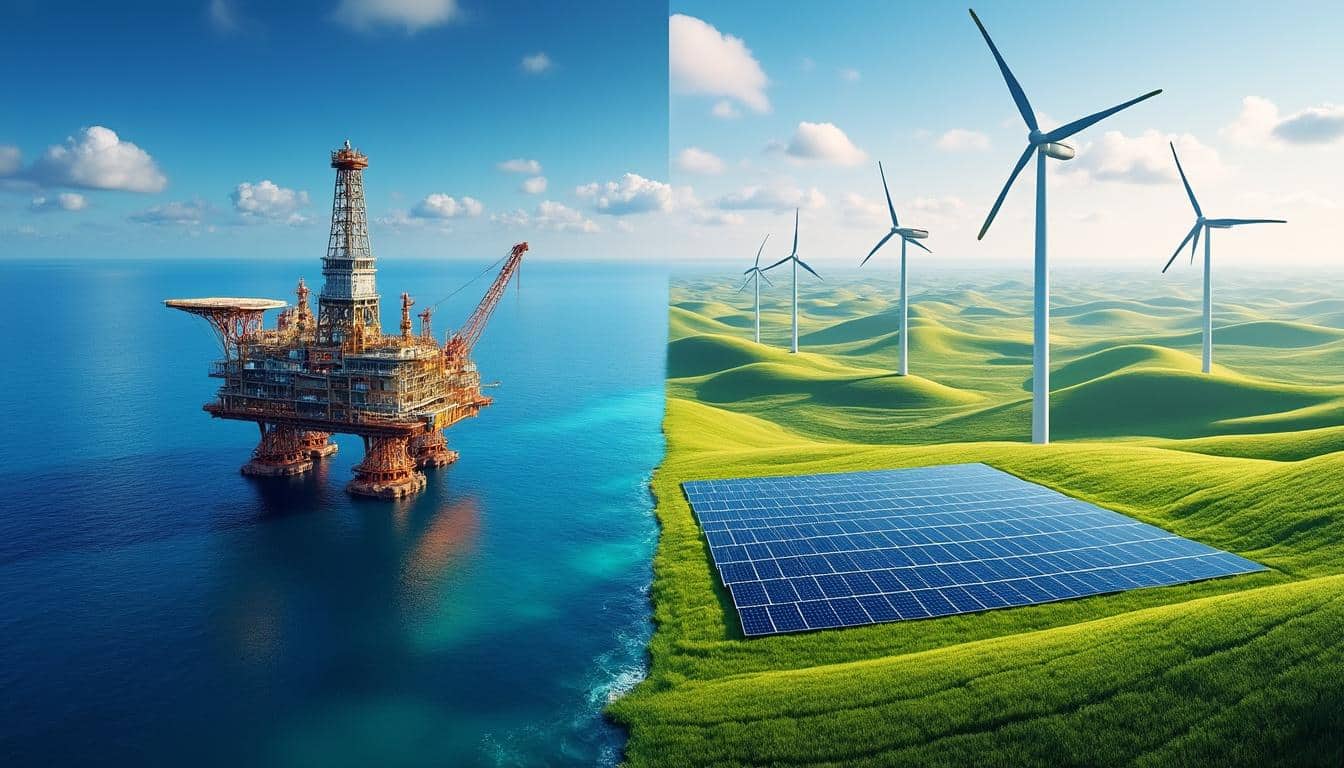 découvrez la stratégie 2030 de totalenergies, un équilibre entre développement des énergies renouvelables et exploitation pétrolière pour un futur énergétique durable.