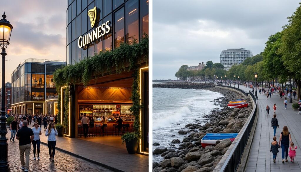 découvrez que faire à dublin en 3 jours, entre une visite incontournable de la guinness storehouse et des balades relaxantes au bord de mer. itinéraire parfait pour combiner culture, histoire et nature.