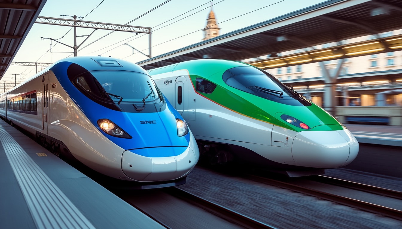 découvrez comment la sncf développe le 'business' des nouveaux tgv face à la concurrence croissante de trenitalia dans le secteur ferroviaire.