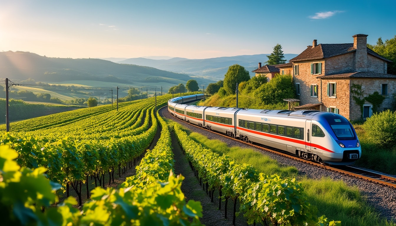découvrez la route des vins de bordeaux facilement sans voiture grâce au ter nouvelle-aquitaine. explorez les vignobles, dégustez des crus d'exception et profitez d'options de transport pratiques et écologiques.
