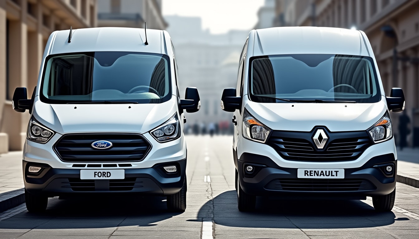 comparaison détaillée entre le ford transit et le renault master pour déterminer lequel est le plus rentable selon vos besoins professionnels.